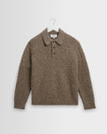 Ashford – Polopullover aus Woll-Mohair-Zwirn in Braun und Grau