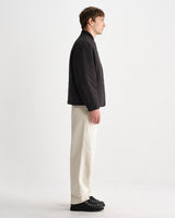 wax london men's Astro - Black Cotton Nylon Jacket