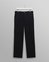 wax london men's Bayham - Navy Wool Blend Pinstripe Trousers