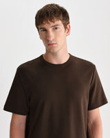 wax london men's Dean - Brown Peached Short-Sleeve T-Shirt