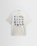 Dean – T-Shirt mit „Off White Grid Sketch“-Grafik