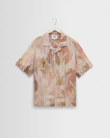wax london men's Didcot - Pastel And Multicolour Floral Short-Sleeve Shirt