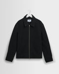 Eldon - Marineblaue Jacke aus gekochter Wolle