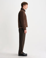 wax london men's Hamblin - Dark Brown Dry-Touch Technical Jacket