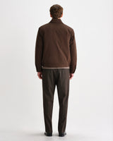 wax london men's Hamblin - Dark Brown Dry-Touch Technical Jacket