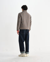 wax london men's Heath - Natural Houndstooth Check Jacket