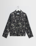 Iggy – Jacke aus marine- und ecrufarbenem Fliesen-Jacquard