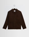 Kimpton - Veste en lin lavé marron