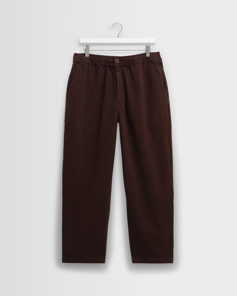 Kurt – Dunkelbraune Hose aus Bio-Baumwolle