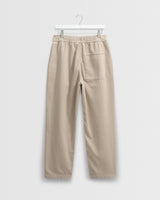 wax london men's Kurt - Stone Organic Cotton Trousers