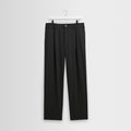 Malham – Dunkelgraue Hose aus Wollmischgewebe