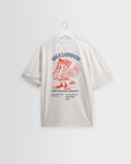 Milton - T-shirt graphique de livraison de pizza blanche