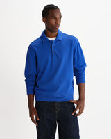 wax london men's Newington - Royal Blue Dry Loopback Sweatshirt