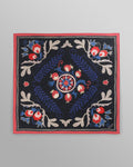 Sloane - Multicolour Floral Tile Neck Scarf