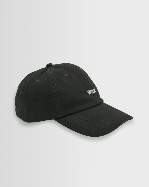 wax london men's Spencer - Washed Black Cotton Sports Cap