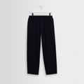 Tyne - Pantalon ample en popeline de coton marine