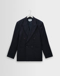 Vigo - Blazer croisé en lin marine