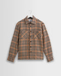 Whiting – Overshirt aus natürlichem Hahnentrittgewebe