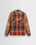 Whiting – Kariertes Overshirt „Pike“ in Orange